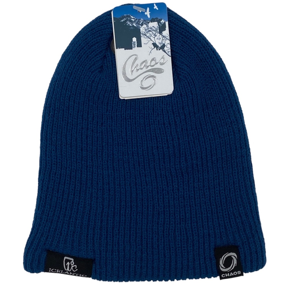 Chaos Men's Trouble Acrylic Blue Beanie Winter Hat